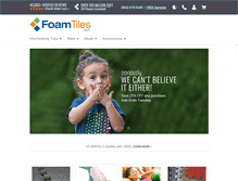 Tablet Screenshot of foamtiles.com